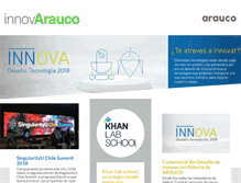 Tablet Screenshot of innovarauco.cl